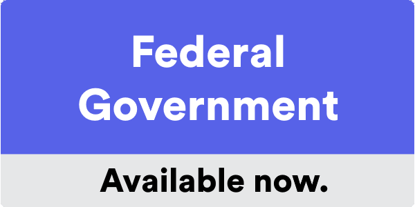 Federal Government - Available now image