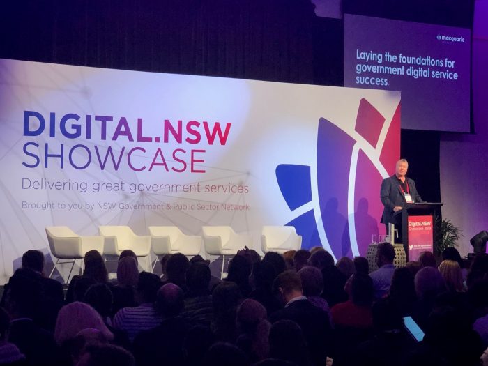 Digital.NSW Showcase presentation on government digital services