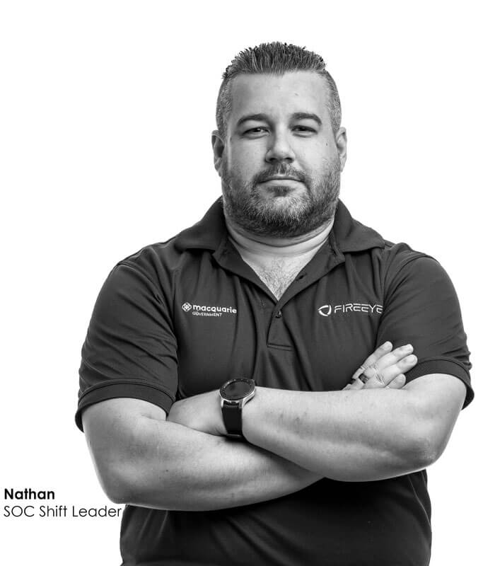 Nathan Amos, SOC Shift Leader | Macquarie Government